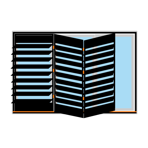 Geleide bi-fold